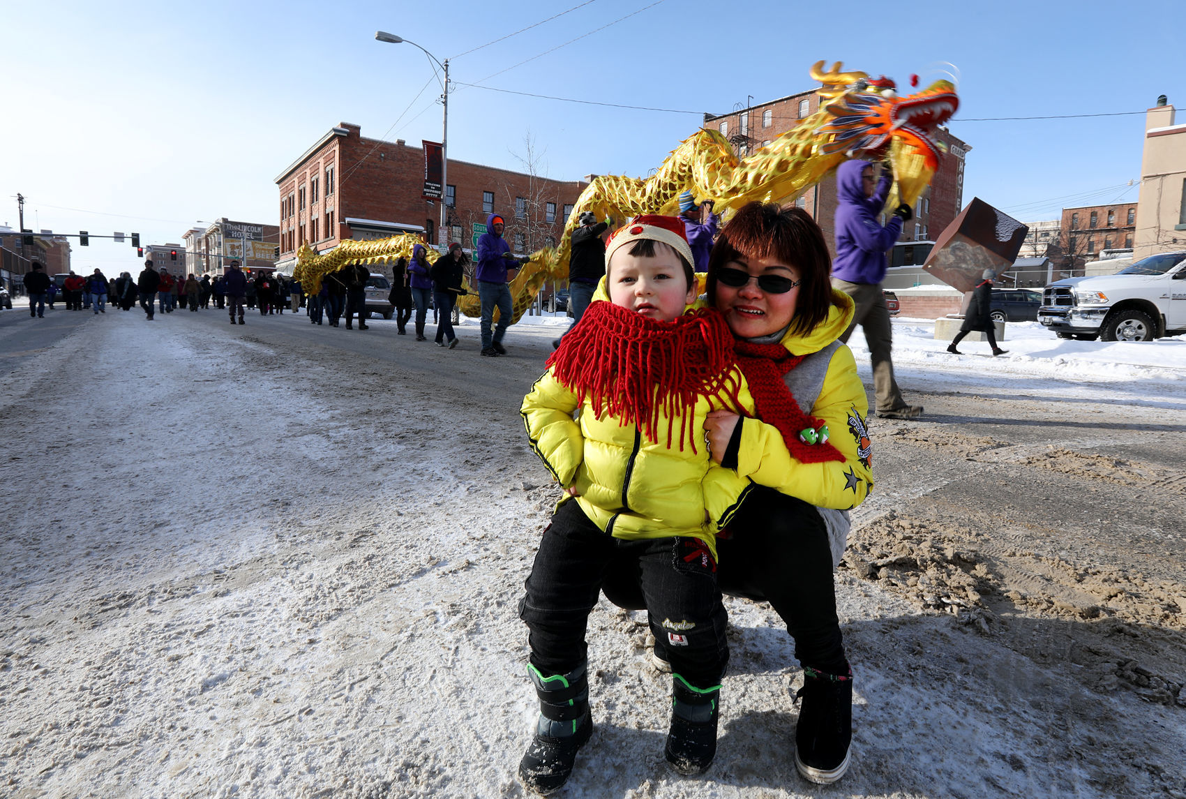 Freezing temps can't stop the Chinese New Year Parade in Butte